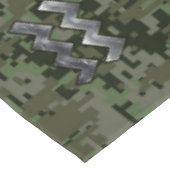 Aquarius-Zeichen für die digitale Camouflage von O Tischdecke (Schrägansicht)