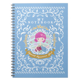 Aquarius-Zeichen. Notizbuch Notizblock