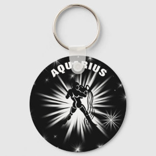 Aquarius-Zeichen Schlüsselanhänger