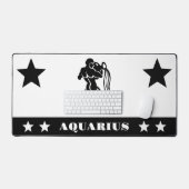 Aquarius-Zeichen Schreibtischunterlage (Tastatur & Maus)