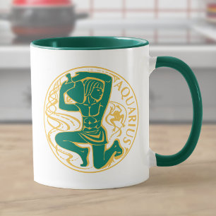 Aquarius-Zeichen Tasse