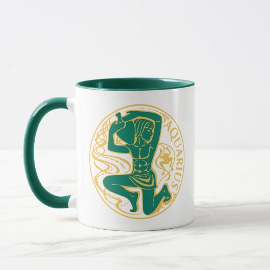 Aquarius-Zeichen Tasse (Links)