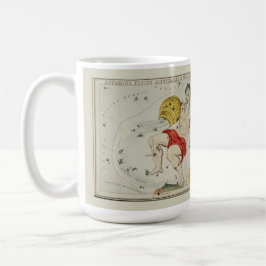 Aquarius Zodiac Antique Astronomisches Diagramm Kaffeetasse