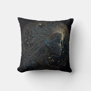 Aquarius Zodiac Astrologische Kissen
