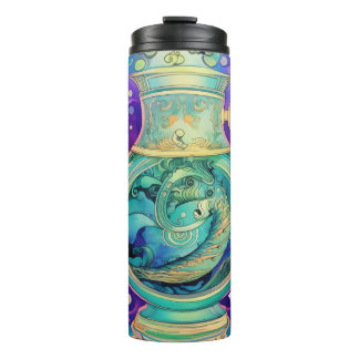 Aquarius Zodiac Astrologische Thermosbecher