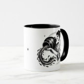 Aquarius Zodiac Astrology Tasse (VorderseiteRechts)