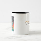Aquarius Zodiac Coffee Tasse Retro Design (Mittel)