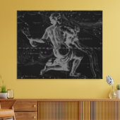 Aquarius Zodiac Constellation Hevelius 1690 Leinwanddruck (Insitu (Wohnzimmer))