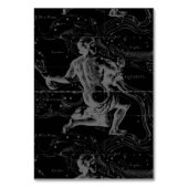 Aquarius Zodiac Constellation Hevelius 1690 Tischnummer (Vorderseite)