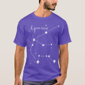 Aquarius Zodiac Constellation T - Shirt (Vorderseite)