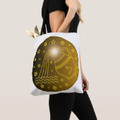 Aquarius Zodiac Emblem | Minimal Celestial Symbol Tasche (Von Nahem)