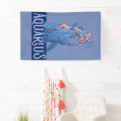 Aquarius Zodiac Goddess Belly Dancer Art Geburtsta Banner (Insitu)