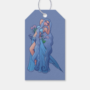 Aquarius Zodiac Goddess Belly Dancer Art Geburtsta Geschenkanhänger