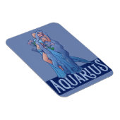 Aquarius Zodiac Goddess Belly Dancer Art Magnet (Rechte Seite)