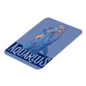 Aquarius Zodiac Goddess Belly Dancer Art Magnet (Linke Seite)