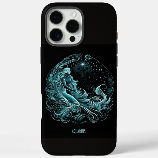 Aquarius Zodiac Horoscope Case-Mate iPhone Hülle (Rückseite)