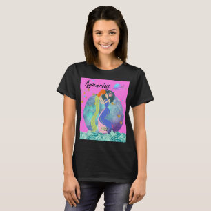Aquarius Zodiac Horoskop Astrologie Frauen T-Shirt