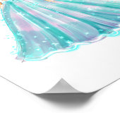 Aquarius Zodiac Illustration – Hand Drawn Poster (Ecke)