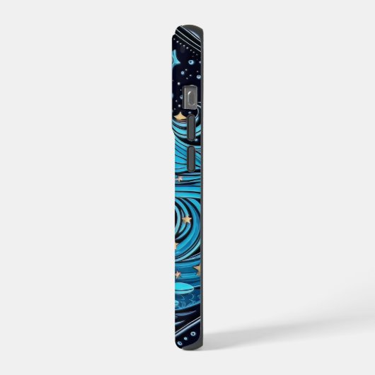 Aquarius Zodiac iPhone Hülle (Linke Seite)