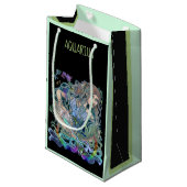 Aquarius Zodiac Kleine Geschenktüte (Vorderseite Schrägansicht)
