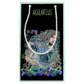 Aquarius Zodiac Kleine Geschenktüte (Vorderseite)