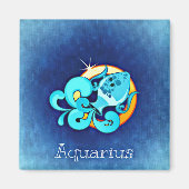Aquarius zodiac-Magnet Magnet (Vorne)