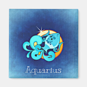 Aquarius zodiac-Magnet Magnet