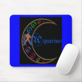 Aquarius Zodiac Mousepad (Mit Mouse)
