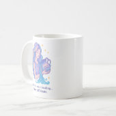 Aquarius Zodiac Mug – Brain Loading, Please Caffei Kaffeetasse (Vorderseite Links)