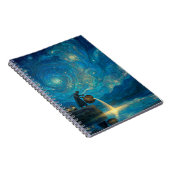 Aquarius Zodiac-Notebook Notizblock (Rechte Seite)