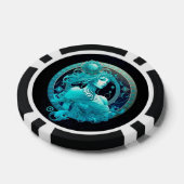 Aquarius Zodiac Poker Chips - Astrologie Themenwel (Einzeln)