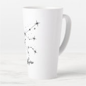 Aquarius Zodiac-Schildkröte Aquarius-Astrologie Milchtasse (Rechte Ecke)