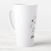Aquarius Zodiac-Schildkröte Aquarius-Astrologie Milchtasse (Linke Ecke)