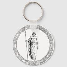 Aquarius Zodiac Schlüsselanhänger