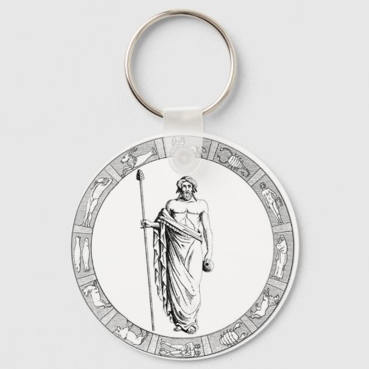 Aquarius Zodiac Schlüsselanhänger (Vorderseite)