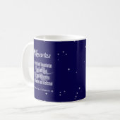 Aquarius Zodiac Sign Aquarius Horoscope Kaffeetasse (Vorderseite Links)
