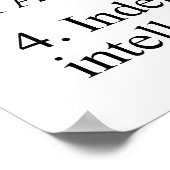 Aquarius Zodiac Sign | Astrologie Horoskop Poster (Ecke)