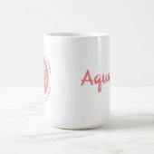 Aquarius Zodiac Sign Astrologie Trait Kaffee Kaffeetasse (Mittel)