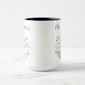 Aquarius Zodiac Sign Astrologisch Tasse (Zentrum)