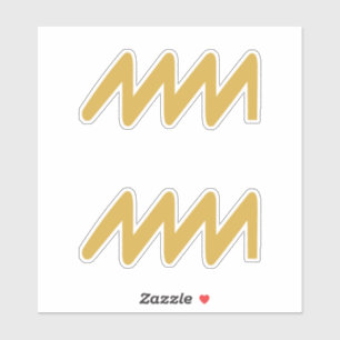 Aquarius Zodiac Sign Aufkleber