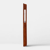 Aquarius Zodiac Sign Brown Mahogany Style Case-Mate iPhone Hülle (Rückseite / Links)