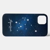 Aquarius Zodiac Sign Constellation Case-Mate iPhone Hülle (Rückseite (Horizontal))