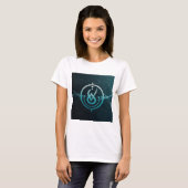 Aquarius Zodiac Sign | Einzigartiges Aquarius Desi T-Shirt (Vorne ganz)