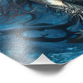 Aquarius Zodiac Sign Fotodruck (Ecke)