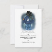 Aquarius Zodiac Sign Geburtstagsparty Einladung (Rückseite)