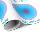 Aquarius Zodiac Sign Geschenkpapier (Rolleneckpunkt)