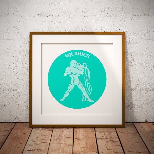 Aquarius, Zodiac Sign, Horoscope, Astrology Fotodruck