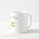Aquarius Zodiac Sign Individuelle Name Kaffeetasse (VorderseiteRechts)