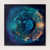 Aquarius Zodiac Sign Jigsaw Puzzle (Horizontal)