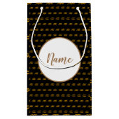 Aquarius Zodiac Sign Kleine Geschenktüte (Rückseite)